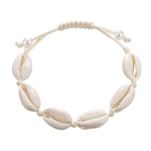 Cowrie Shell Adjustable Bracelet