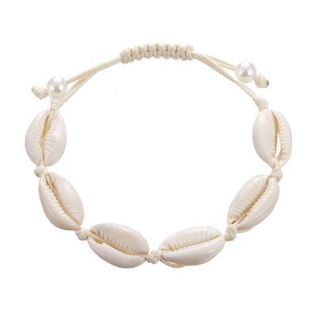 Cowrie Shell Adjustable Bracelet